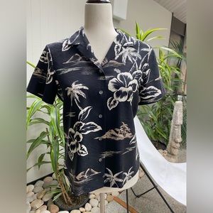 Tommy Bahama Island Floral  Print Blouse
